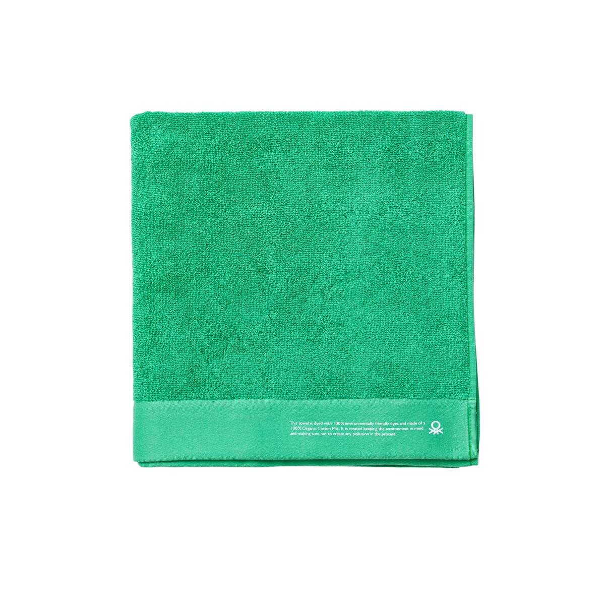 BENETTON Badetuch grün Baumwolle B/L: ca. 150x90 cm