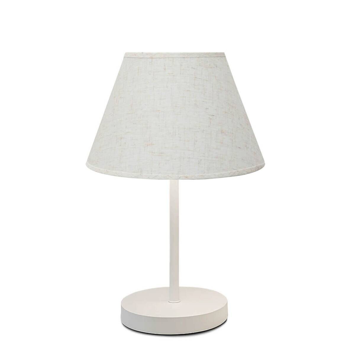 Tischleuchte creme B/H/L/D: ca. 22x37x22x22 cm E27 1 Brennstellen