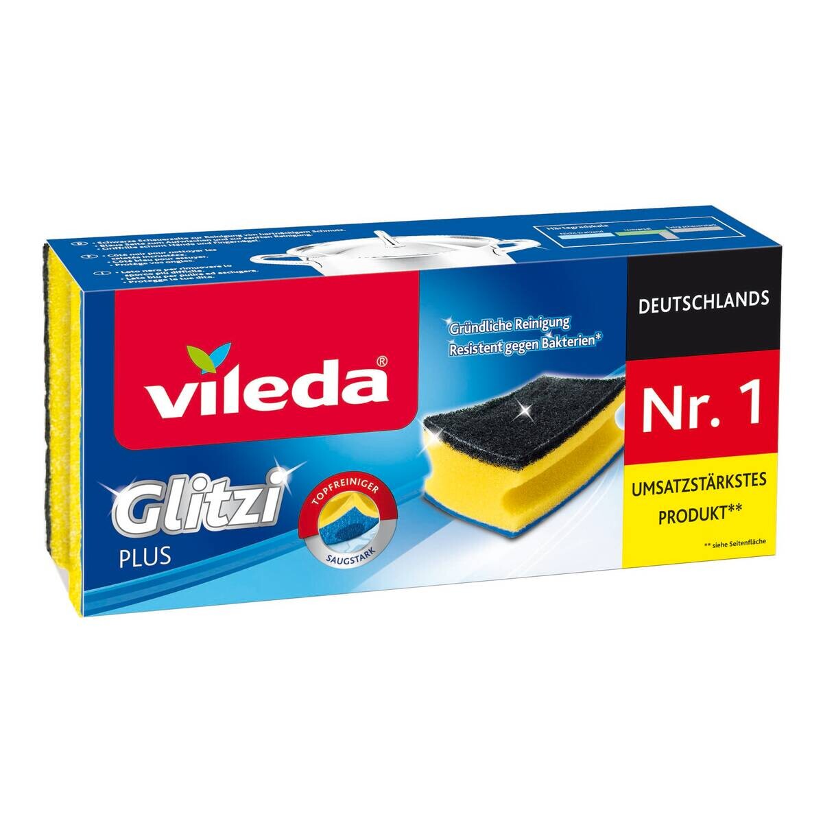 Vileda Topfschwämme gelb B/H/L: ca. 9x4,5x7 cm