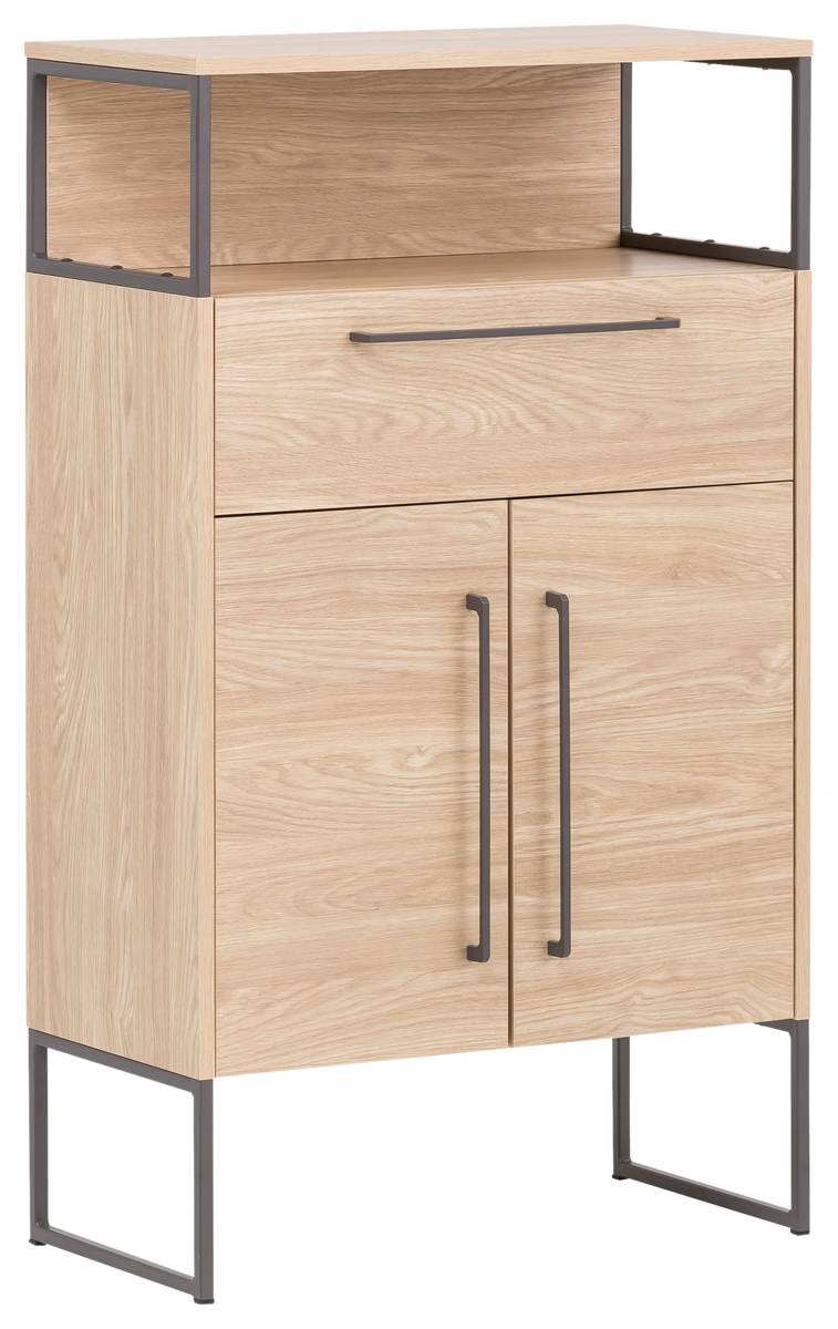 Midischrank Limone Eiche hell Nachbildung B/H/T: ca. 65,2x112,5x33,1 cm