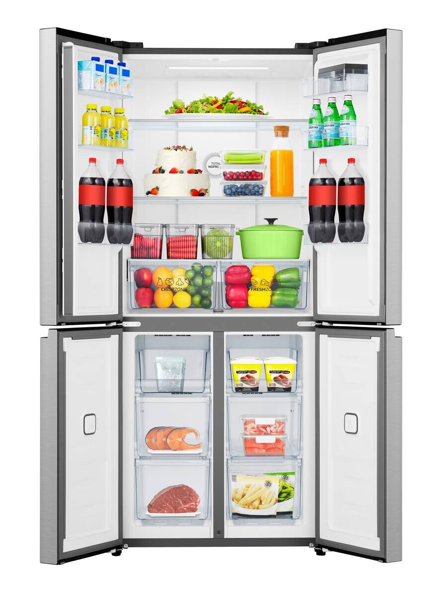 Gorenje Cross-Door NRM819D61X Inox B/H/T: ca. 79,4x190x65 cm