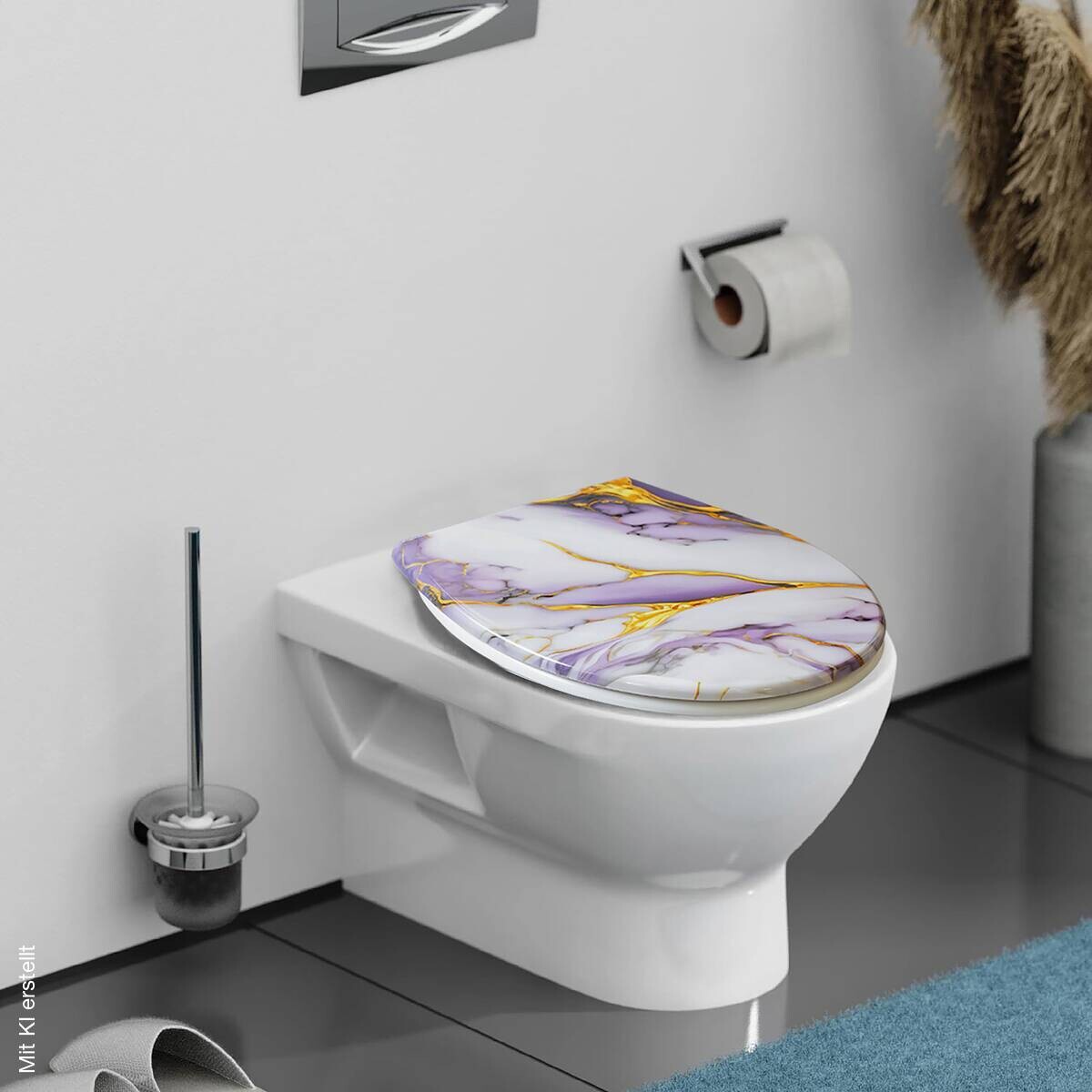 POCOline WC-Sitz Marmor Duroplast