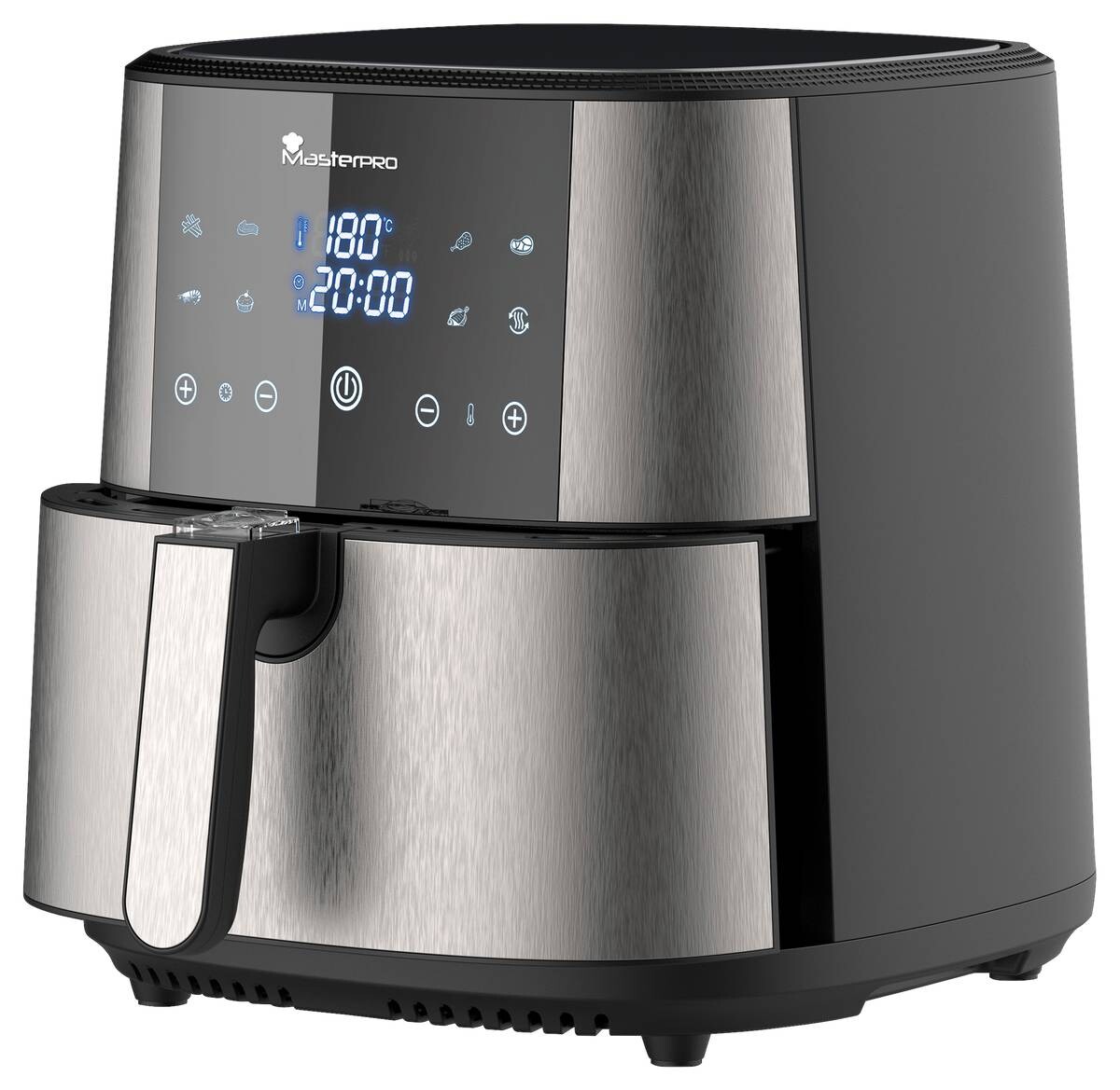 MASTERPRO Heißluftfritteuse BGMP-9167 silber Kunststoff B/H/T: ca. 36x39,5x41 cm ca. 6 l