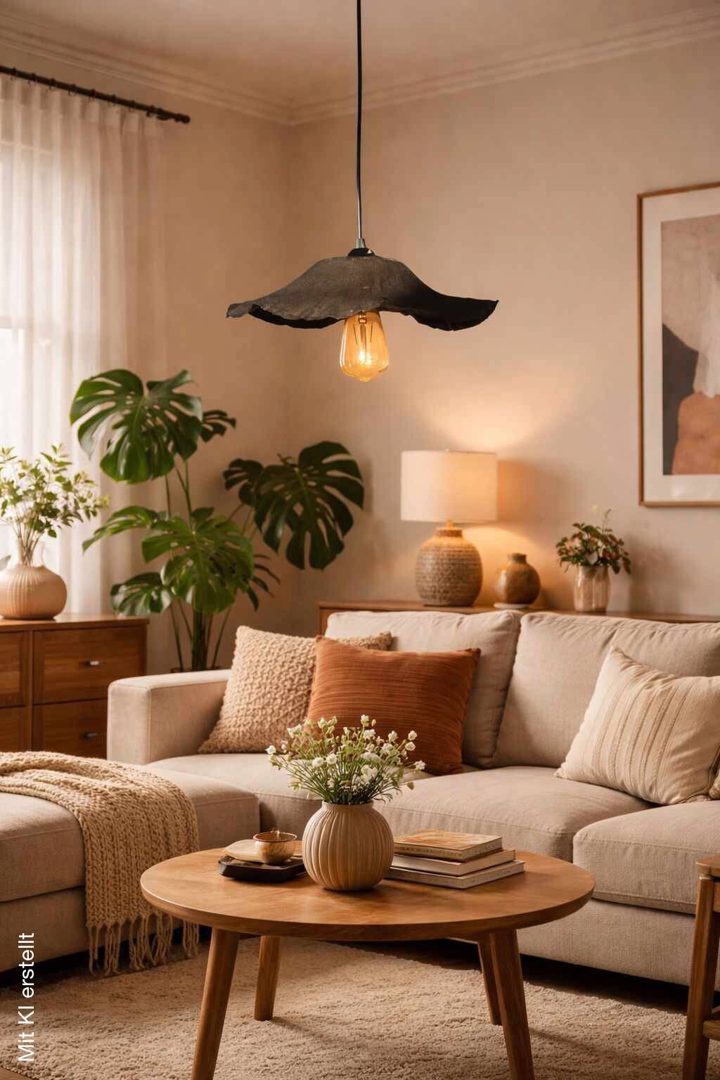 Opviq Pendelleuchte schwarz Kunststoff B/H/T/L/D: ca. 38x75x38x38x38 cm E27 1 Brennstellen