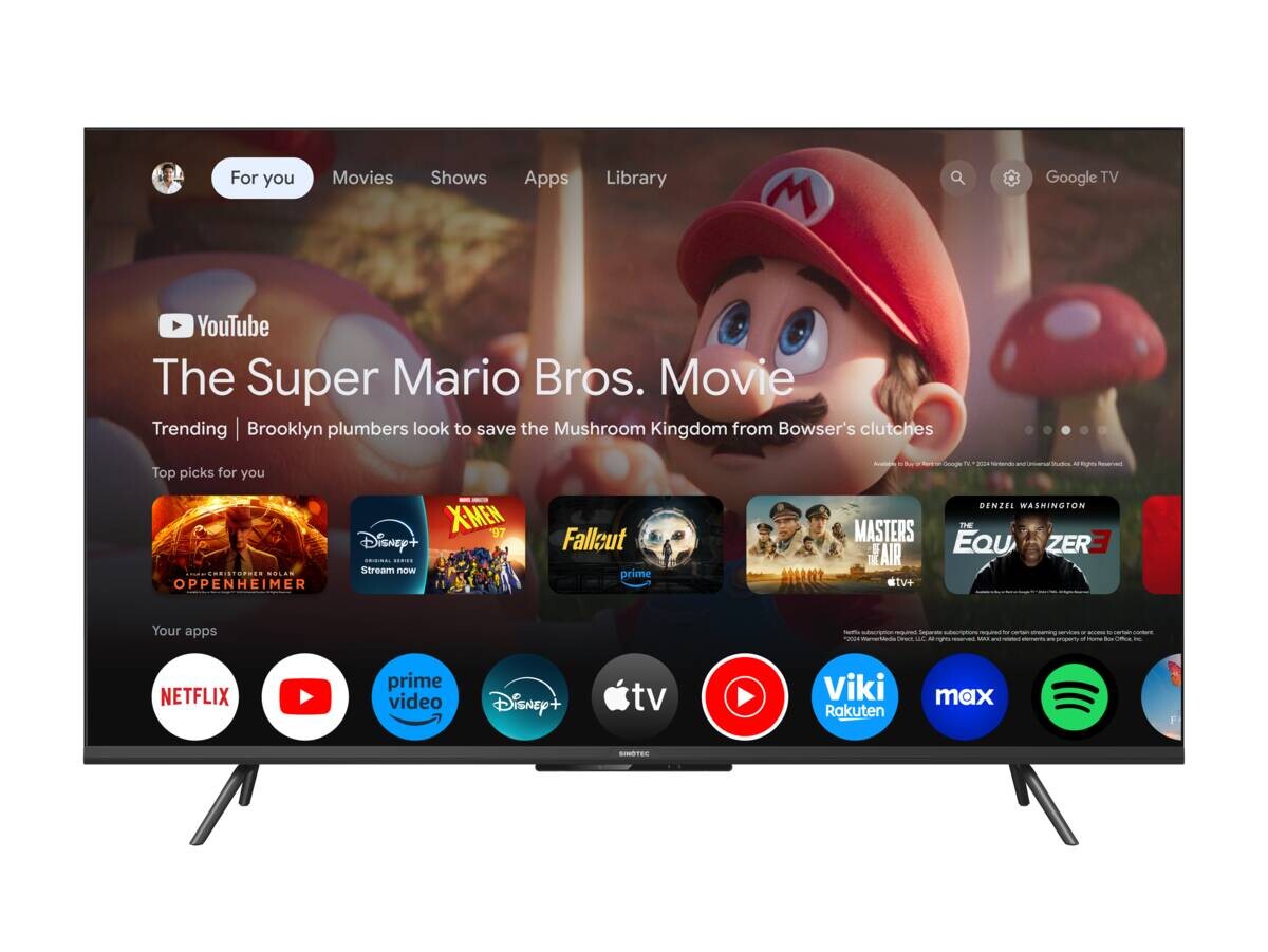 Sinotec Mini-LED-Fernseher 65X6500H