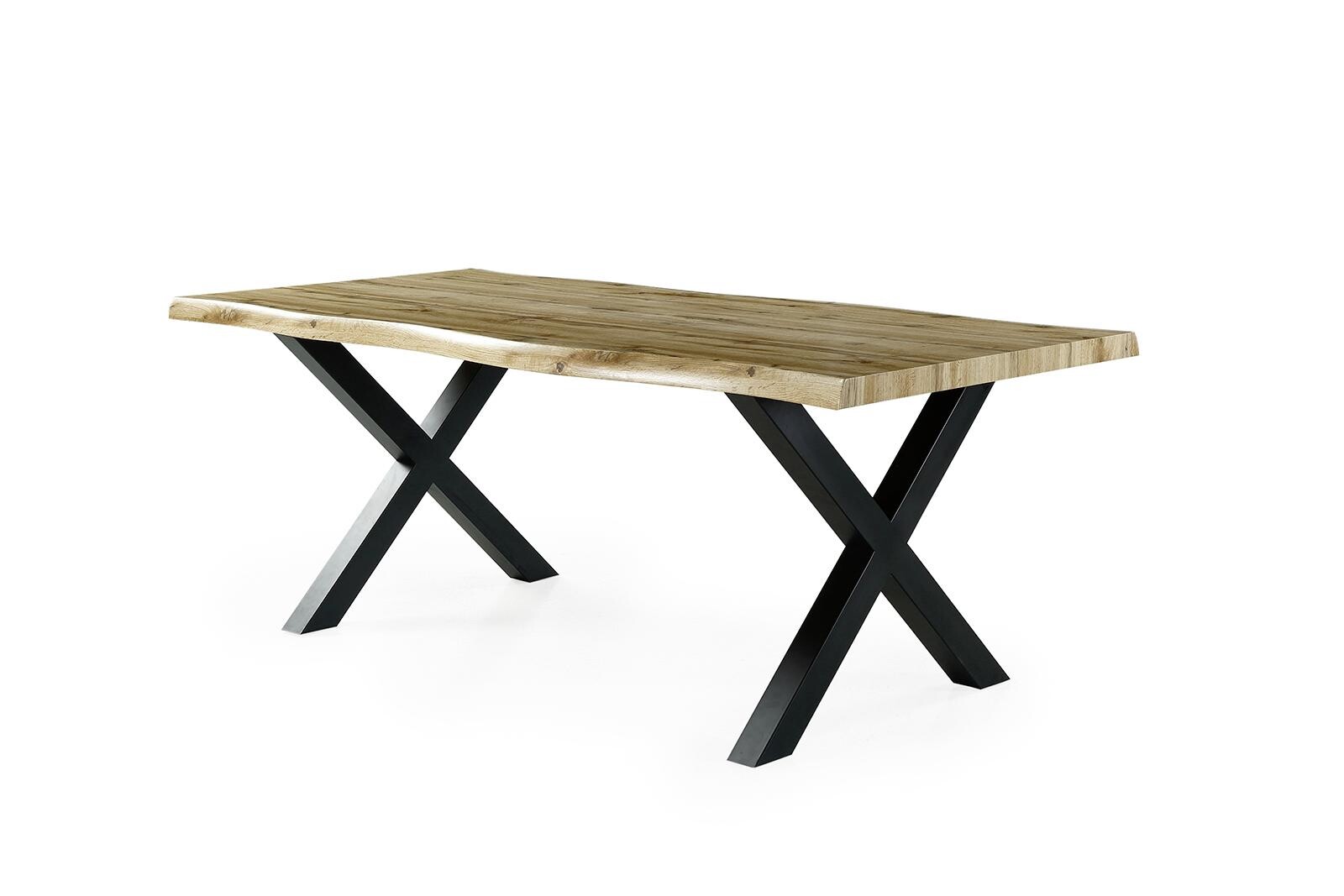 Esstisch Eiche Wild Nachbildung B/H/T: ca. 200x76x100 cm