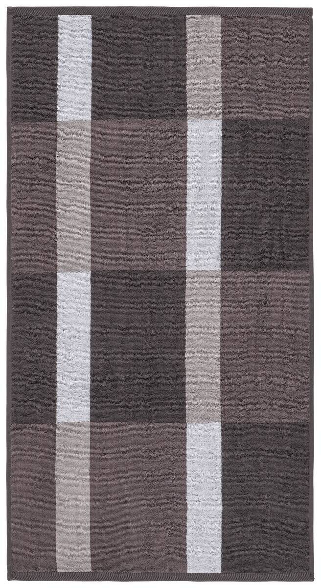 Handtuch grau 100% Baumwolle B/L: ca. 50x100 cm