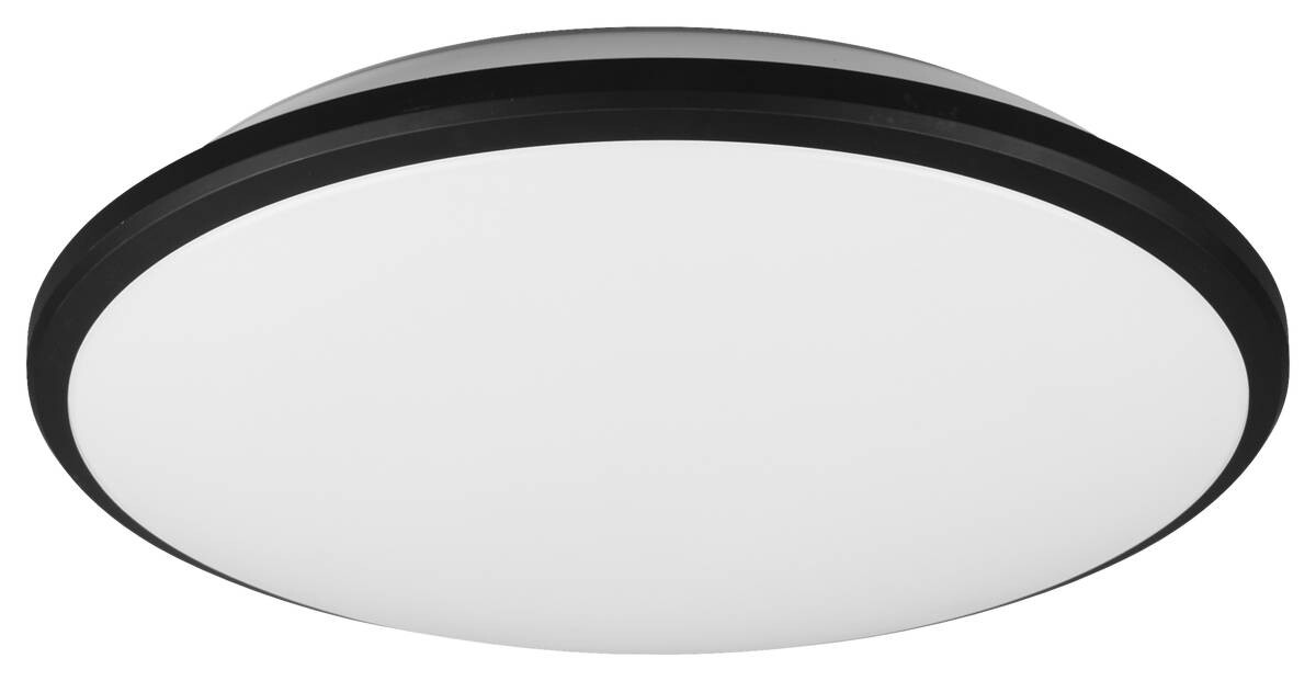 Reality Deckenleuchte Limbus mattschwarz Kunststoff D: ca. 35 cm 1 Brennstellen