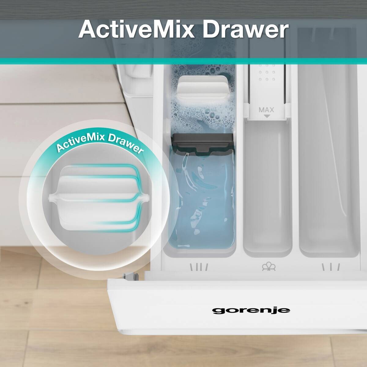 Gorenje Waschmaschine W5G2P14A1P2 weiß B/H/T: ca. 59,5x84,5x59 cm