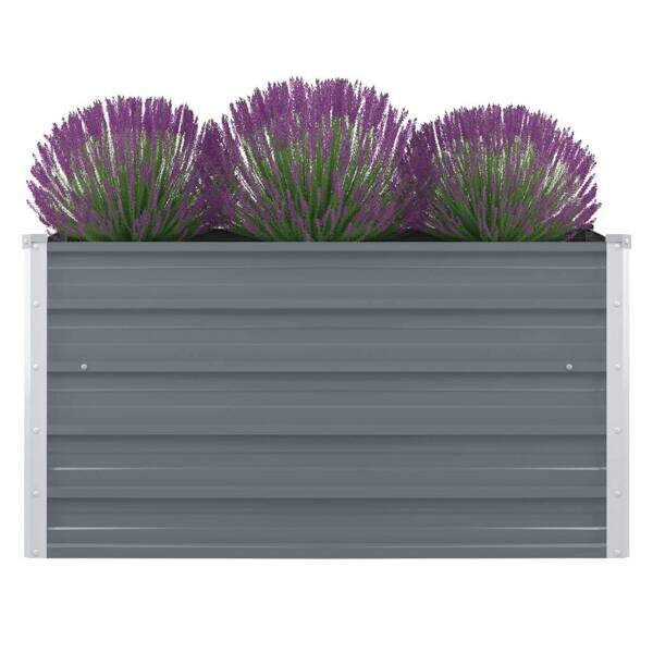 Hochbeet grau Metall B/H/L: ca. 100x45x100 cm