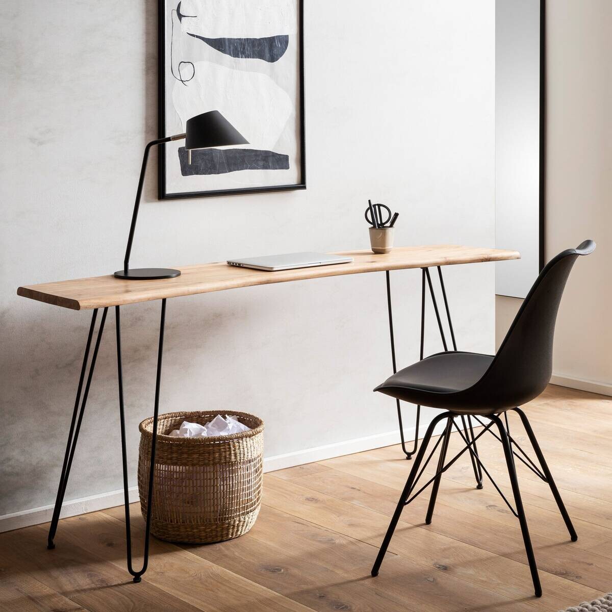 Schreibtisch natur B/H/T: ca. 150x75x36 cm