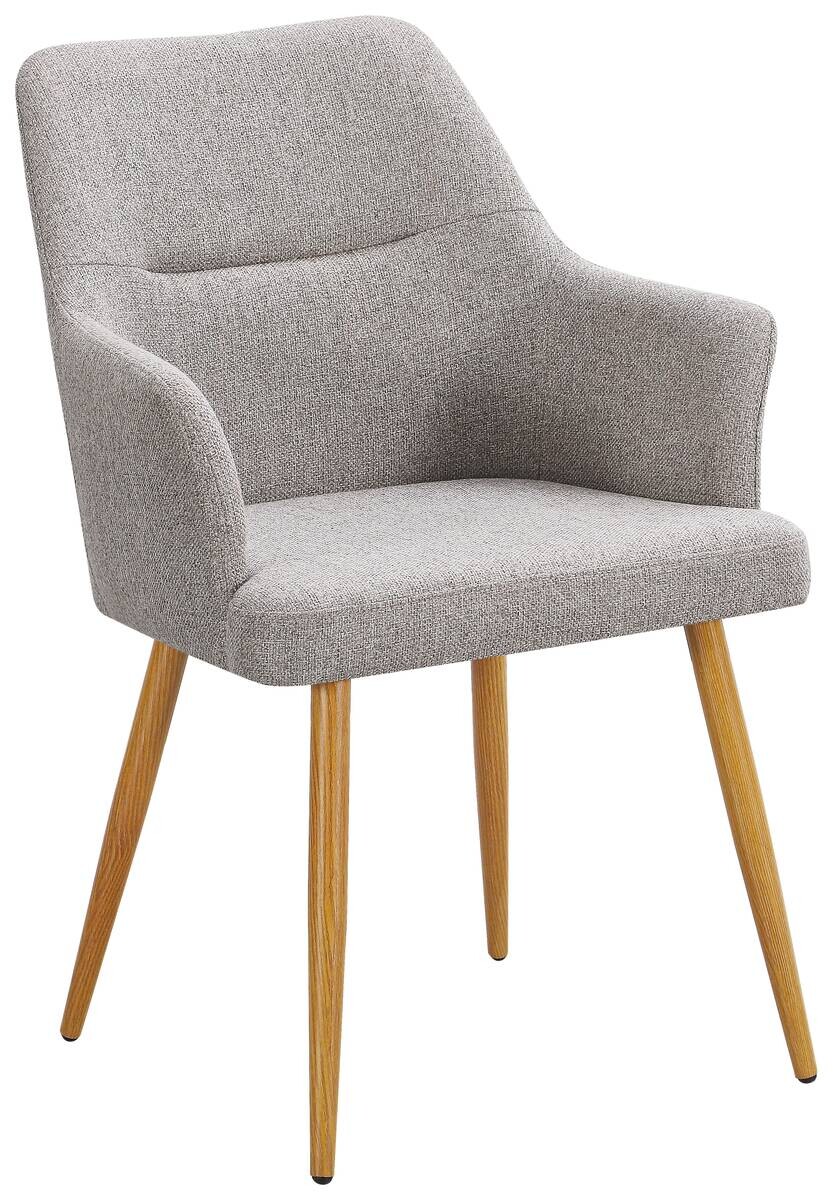 Armlehnstuhl Inga beige Webstoff B/H/T: ca. 57x86x63,5 cm