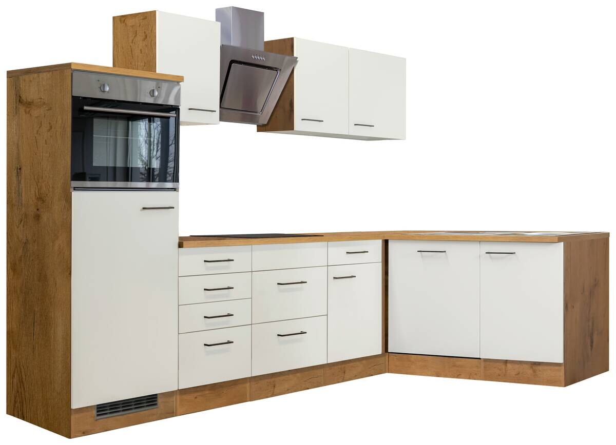 Winkelküche Avila Magnolie matt B/H/T: ca. 280x200x60 cm