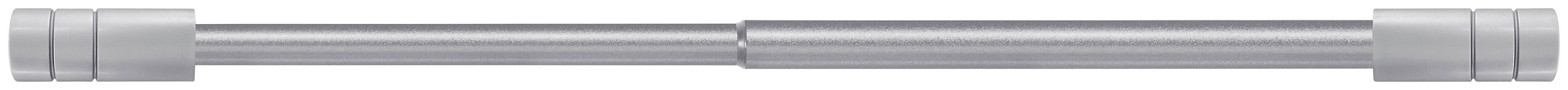 POCOline Stilgarnituren Rillen silber Metall D: ca. 1,6 cm ausziehbar von ca. 130 bis 240 cm 1.0 Läufe