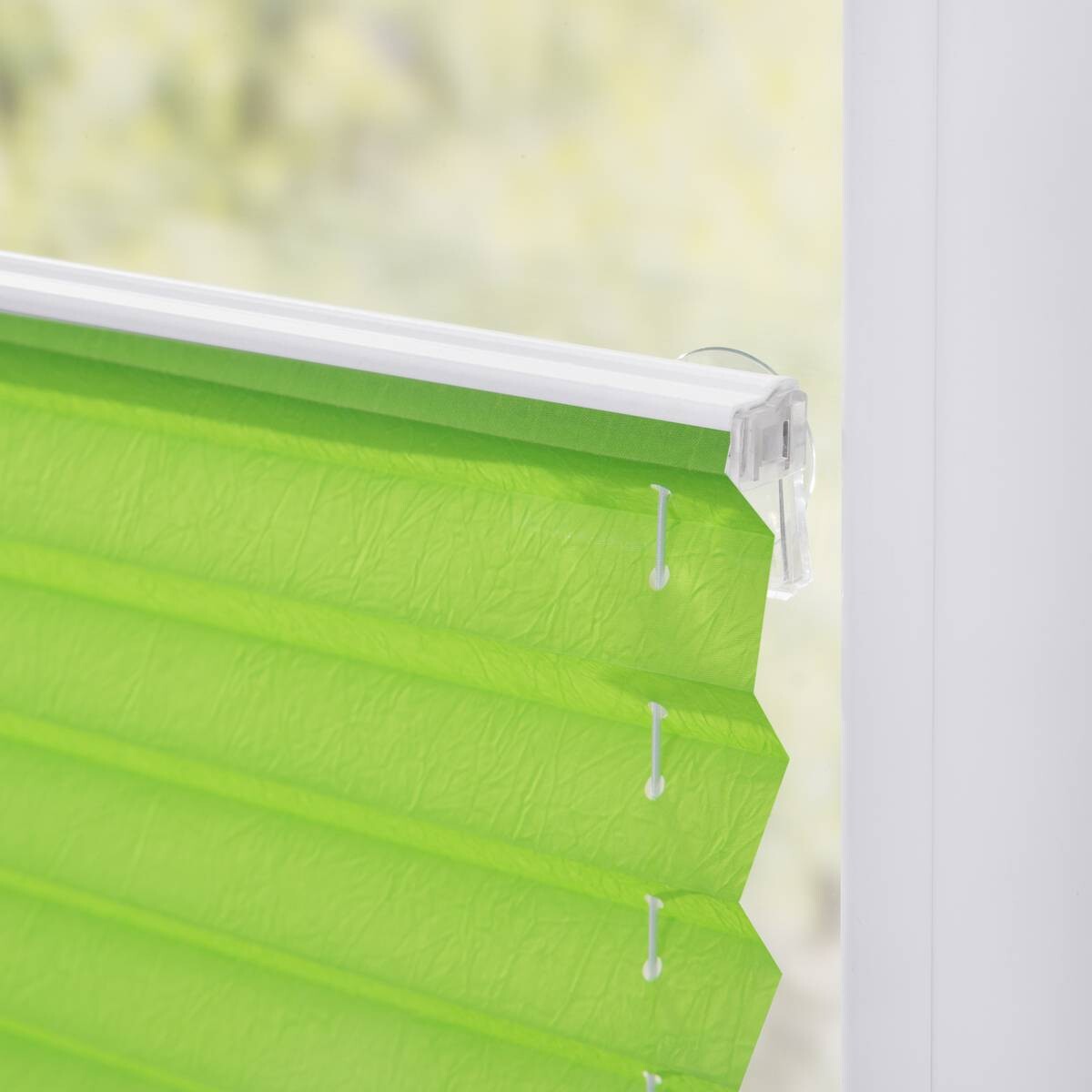 LICHTBLICK Spannplissee grün B/L: ca. 80x130 cm