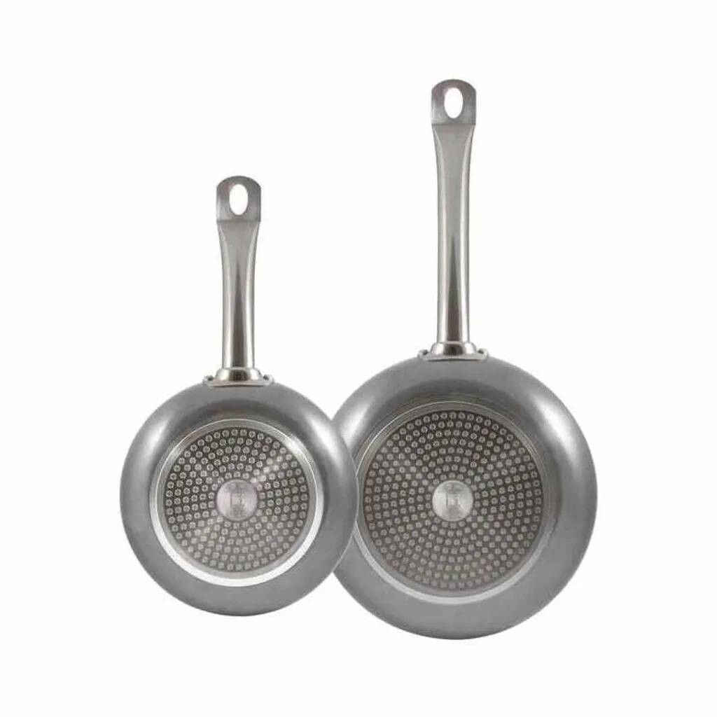 BERGNER Pfannenset Prochef silber Aluminium 2 tlg.