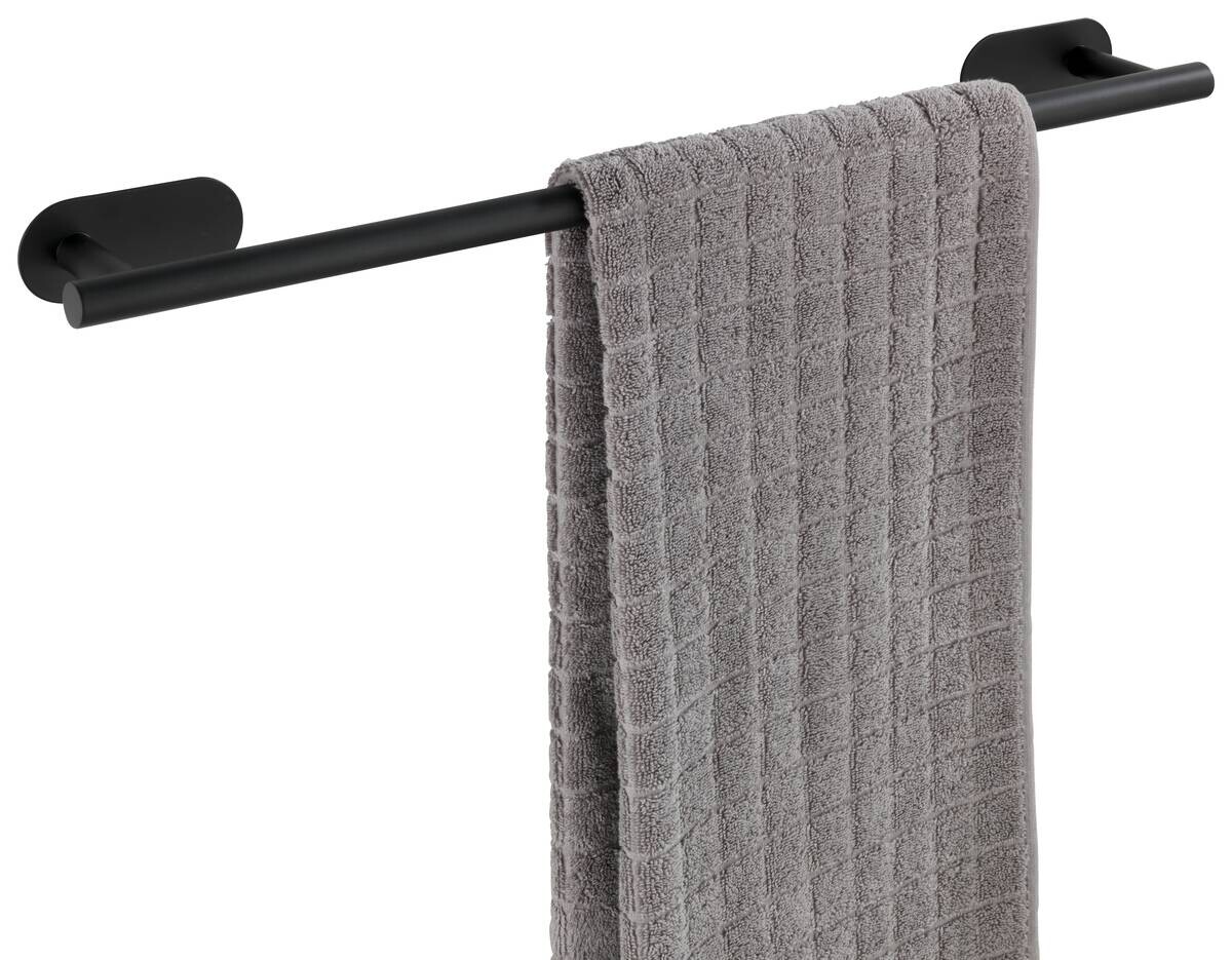 Turbo-Loc Handtuchhalter schwarz Edelstahl L: ca. 60 cm