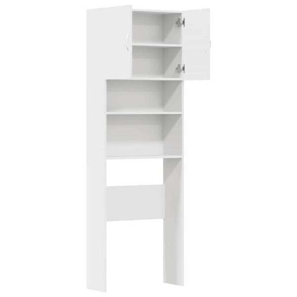 vidaXL Waschmaschinenschrank weiß B/H/T: ca. 64x190x24 cm