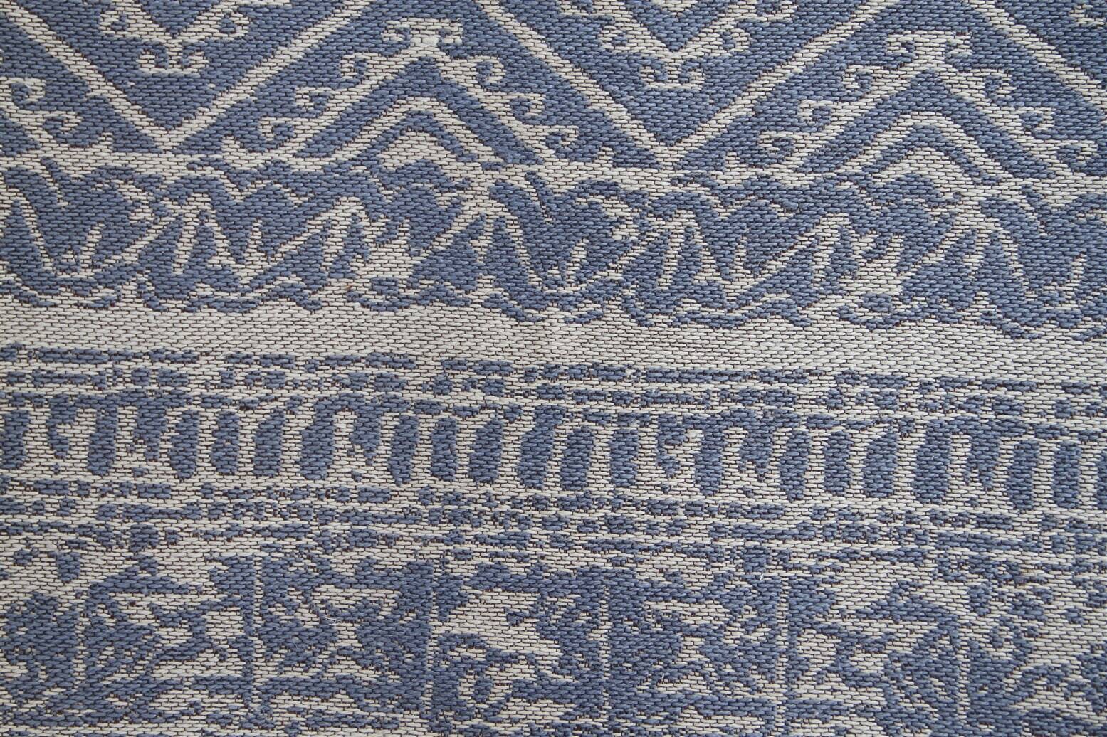 Kayoom Flachgewebeteppich Sunny 110 hellblau B/L: ca. 80x150 cm