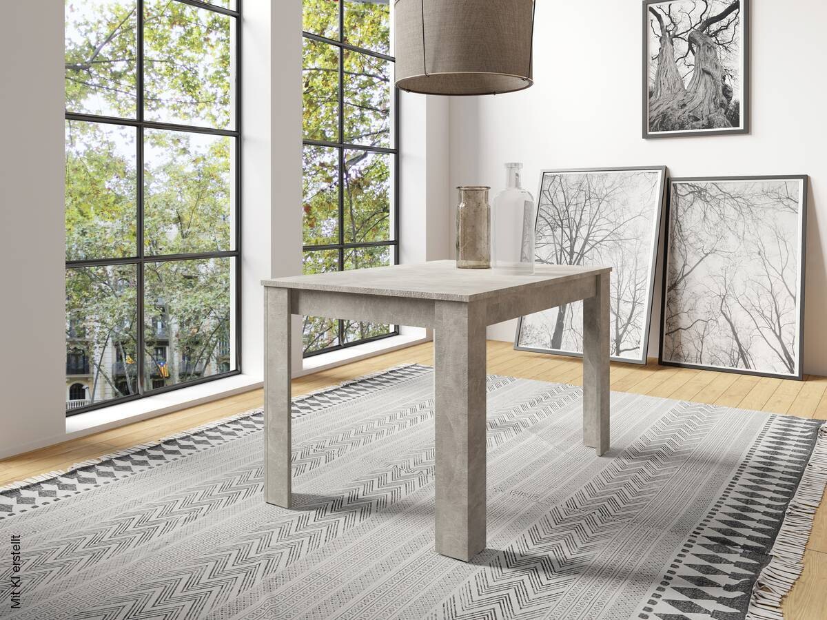 Tisch NEPAL Beton Optik B/H/T: ca. 120x75x80 cm