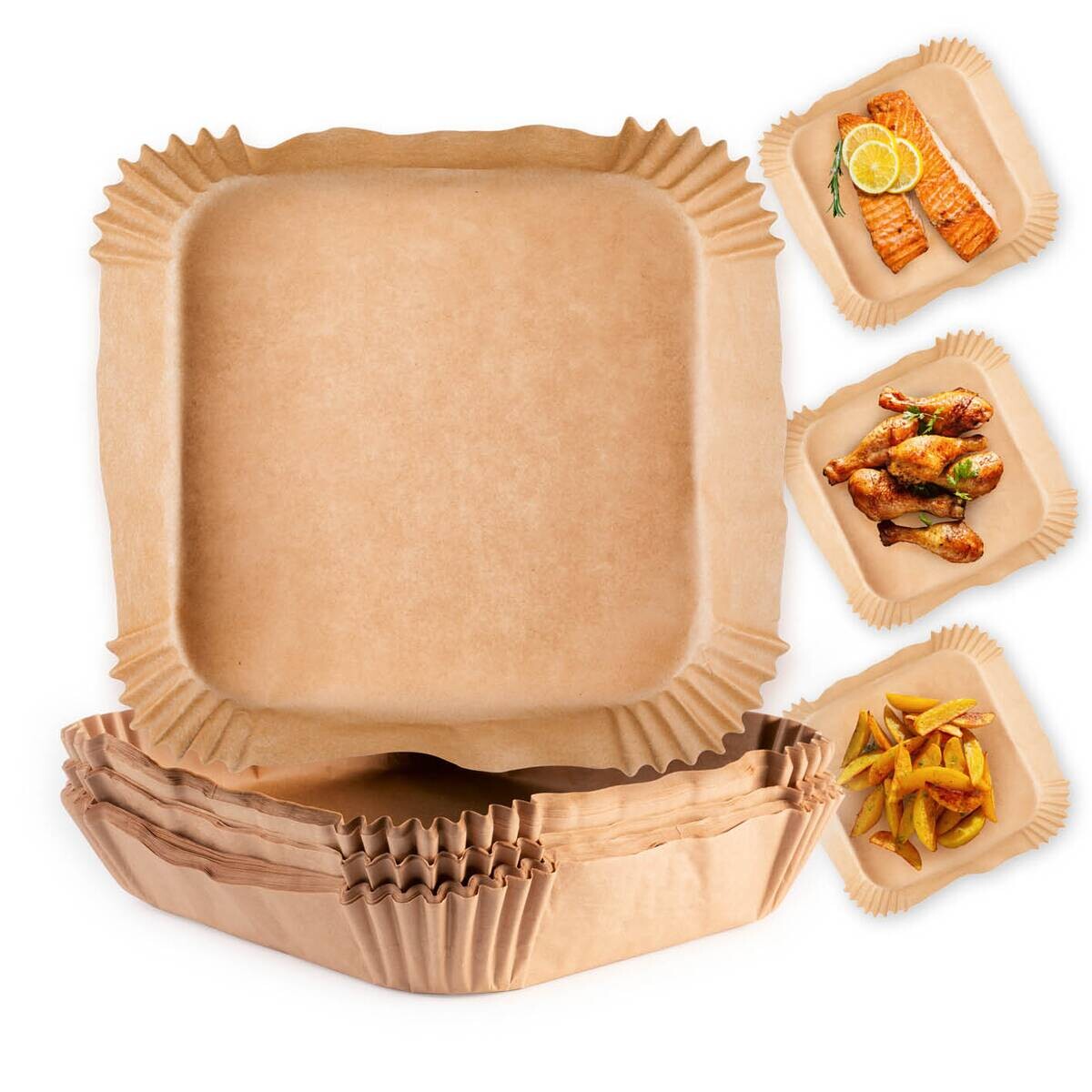 GOURMETmaxx Backpapier B/H/L: ca. 23x4,5x23 cm