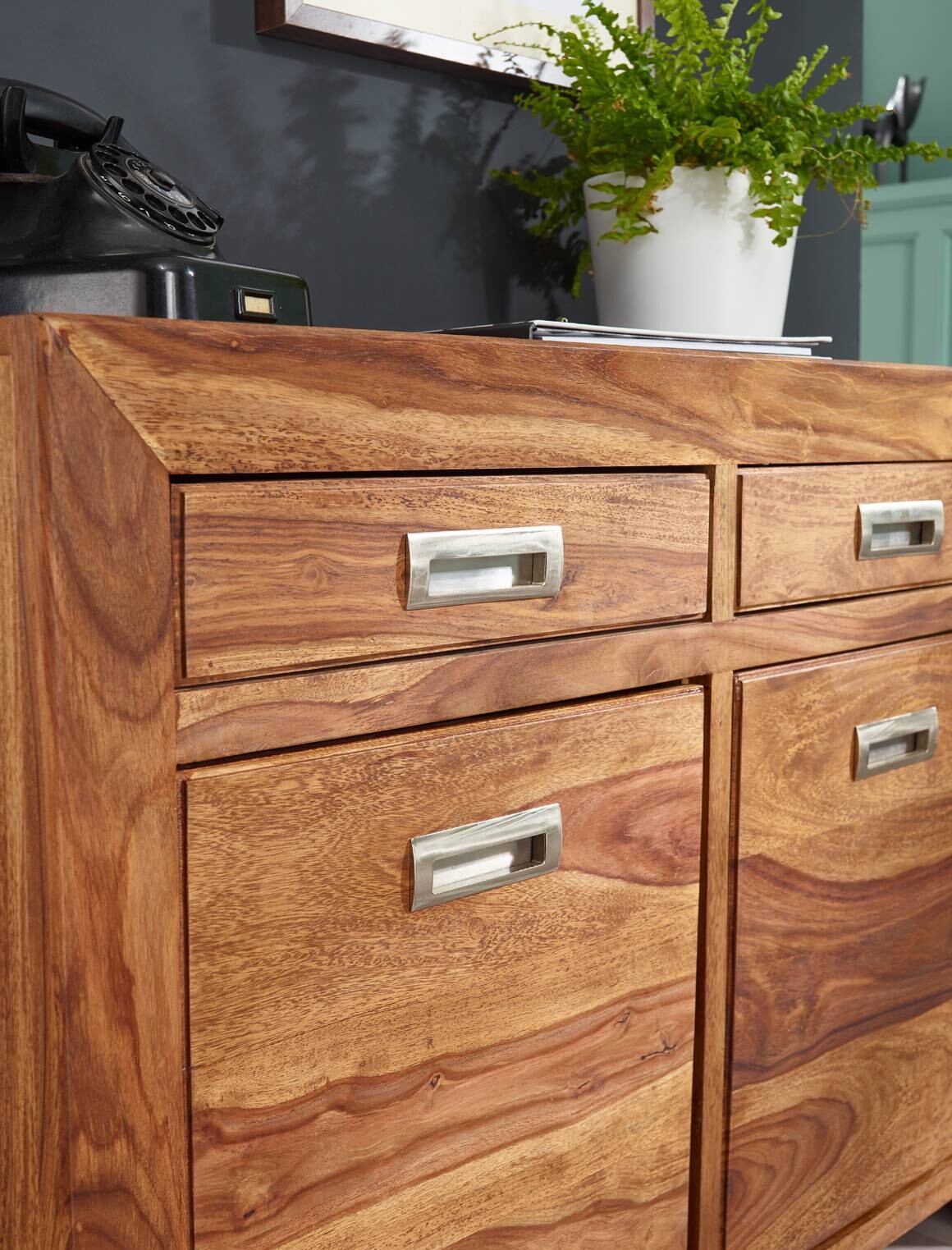 Sideboard natur B/H/T: ca. 90x70x40 cm