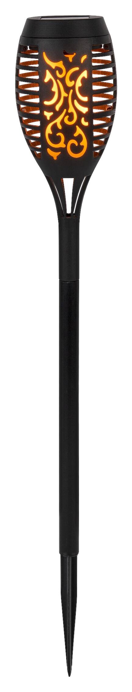 Solarleuchte schwarz Kunststoff B/H/L: ca. 7,2x51x7,2 cm