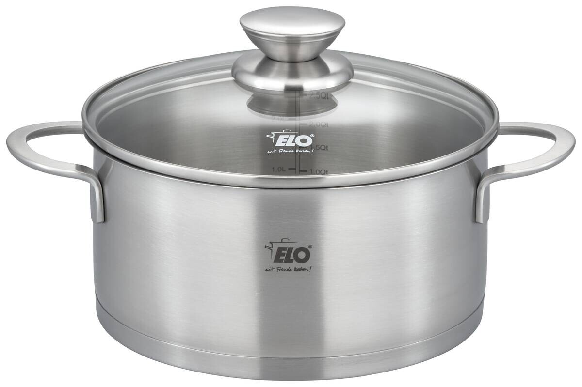 ELO Topfset silber Edelstahl 5 tlg.