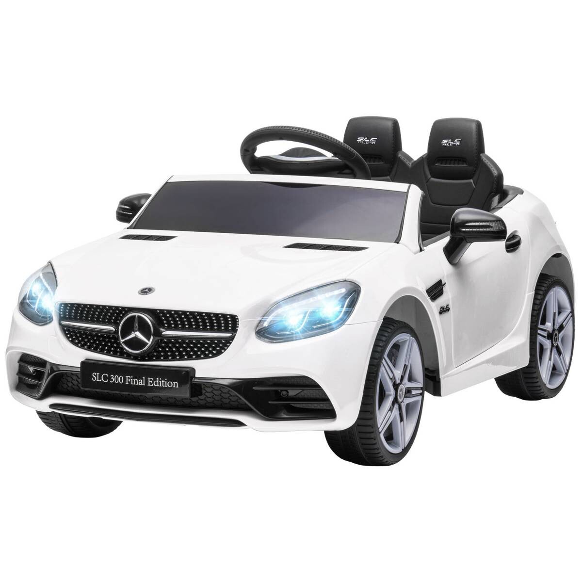 AIYAPLAY Kinder-Elektroauto weiß B/H/L: ca. 62,5x44x107 cm