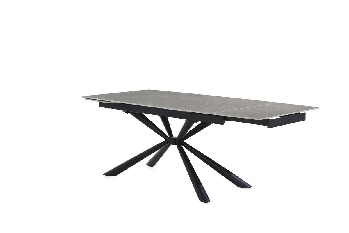 Esstisch grau Stone Optik B/H/T: ca. 160x76x90 cm