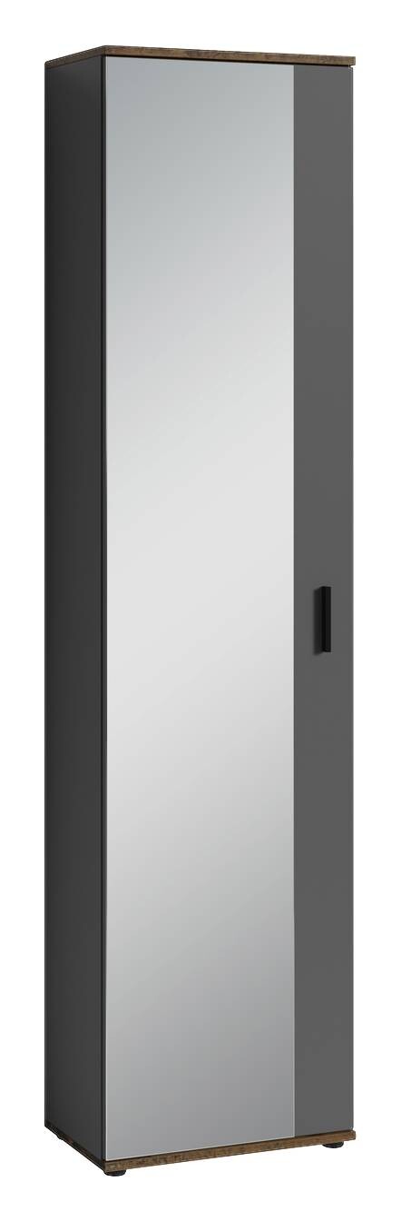 Hochschrank JAKOB schwarz schwarz B/H/T: ca. 49x196x30 cm