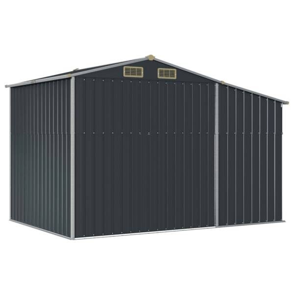 vidaXL Gartenhaus anthrazit B/H/T: ca. 277x179x192,5 cm
