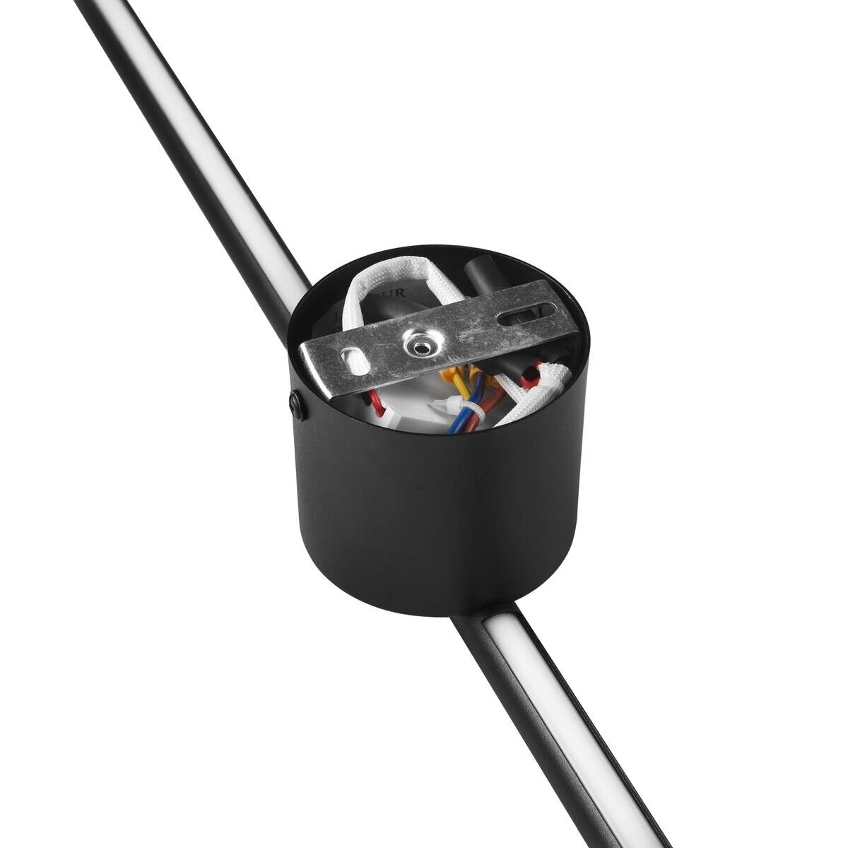 Lamkur LED-Wandleuchte Lana schwarz Metall H/L: ca. 120x7 cm 1 Brennstellen