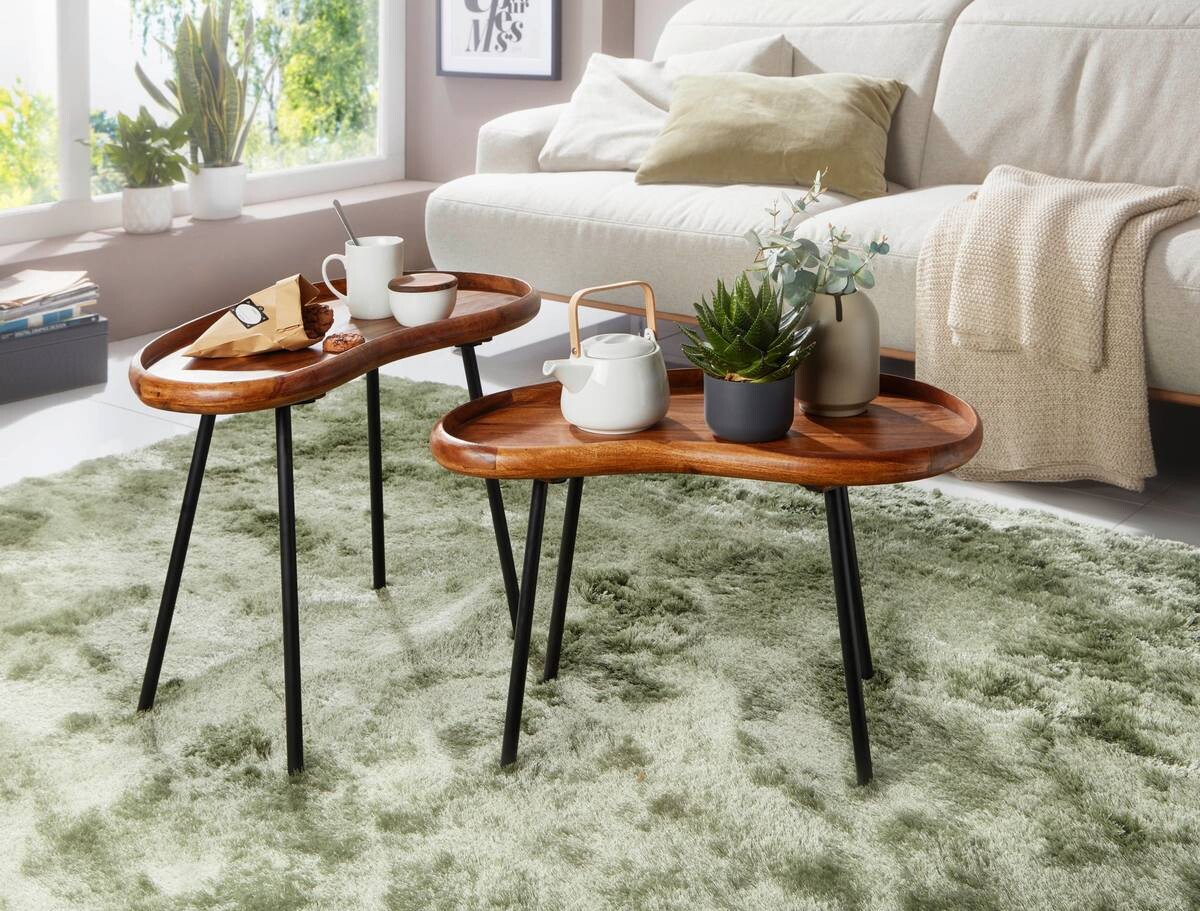 Wohnling Couchtisch braun B/H/T: ca. 71x42x40 cm