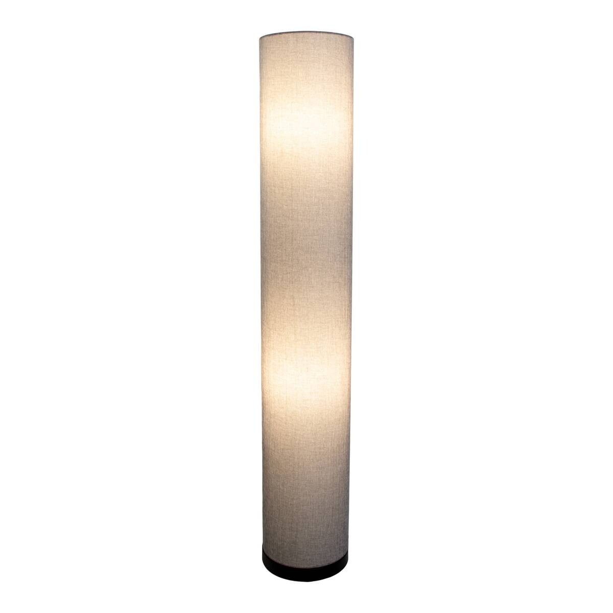 Näve Leuchten Stehlampe 2071816 grau Metall Textil B/H/T: ca. 19x110x19 cm 3 Brennstellen
