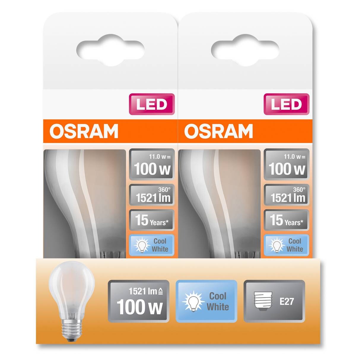OSRAM LED-Leuchtmittel Classic A AC32391 E27