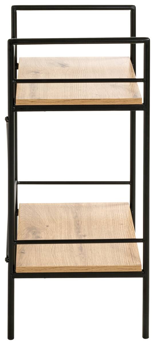 Regal Eiche Nachbildung schwarz B/H/T: ca. 34x62x27 cm