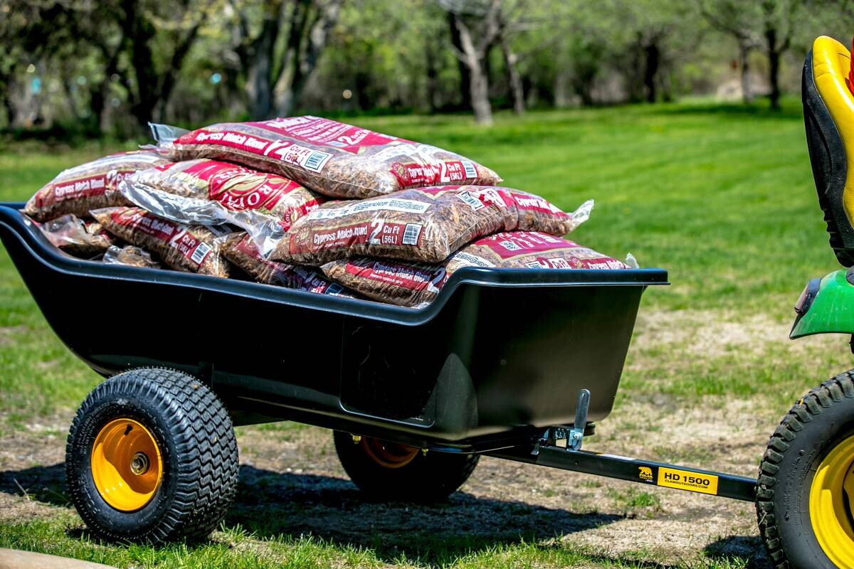 Polar Anhänger Trailer schwarz Stahl B/H/L: ca. 137x79x249 cm