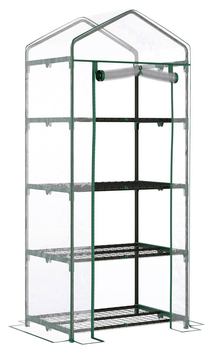 Outsunny Gewächshaus B/H/L: ca. 50x160x70 cm transparent