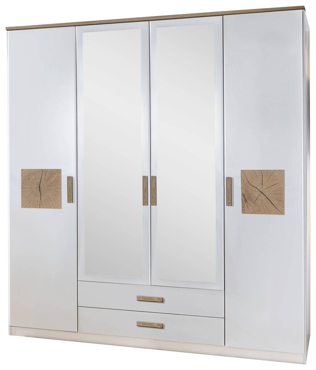 Kleiderschrank Kärnten Alpinweiß B/H/T: ca. 179x199x58 cm