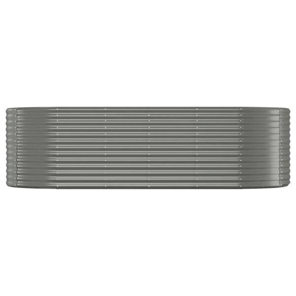 Hochbeet grau Stahl B/H/L: ca. 100x68x249 cm