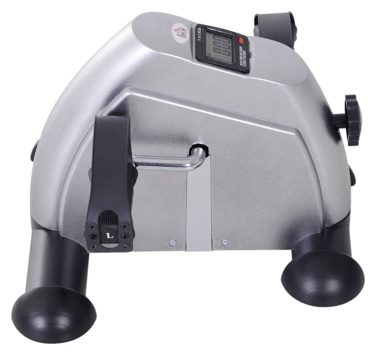 HOMCOM Pedaltrainer silber Metall B/H/T: ca. 39x31x40 cm