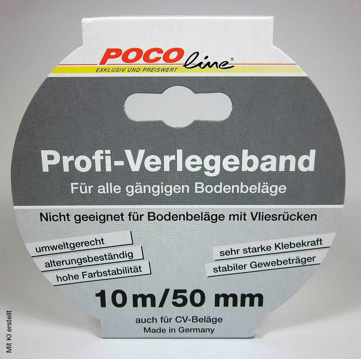 POCOline Verlegeband weiß B/L: ca. 5x cm