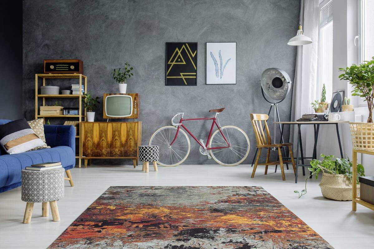 360Living Teppich Blaze Multi B/L: ca. 115x170 cm