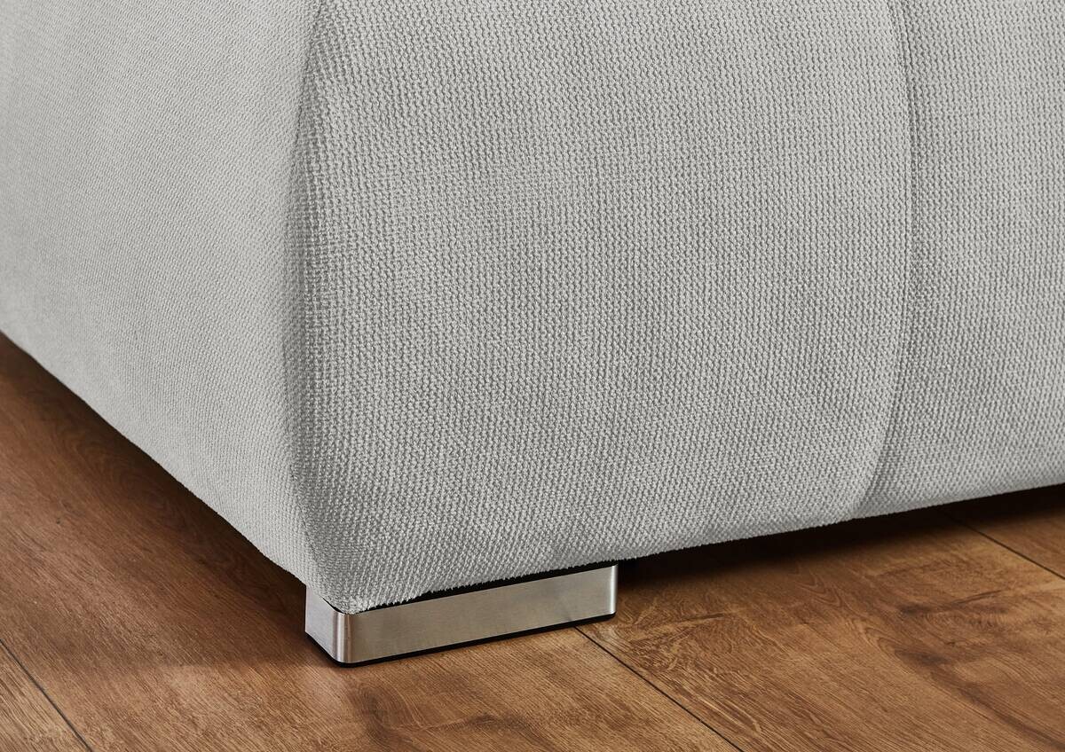 Dauerschlafsofa natur Microfaser B/H/T: ca. 207x94x90 cm
