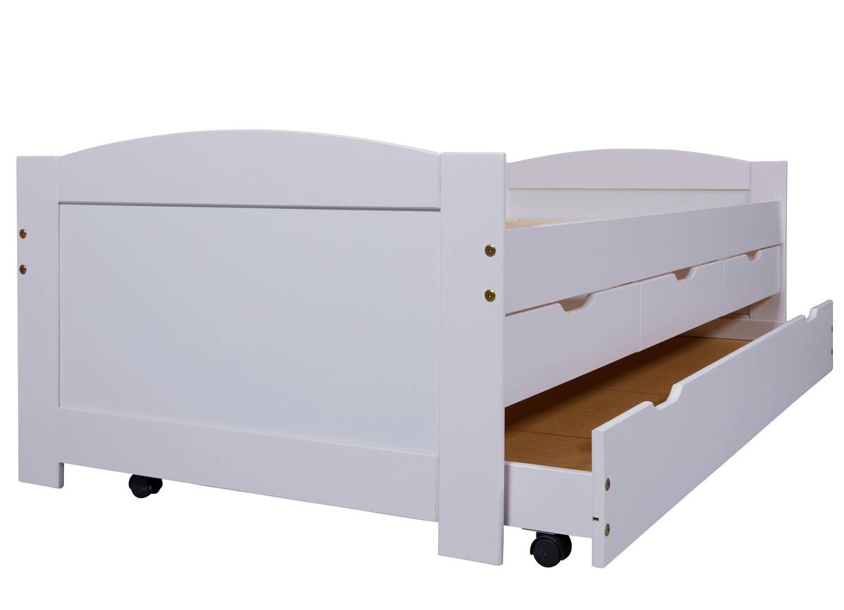Funktionsbett Ulli weiß Liegefläche B/L: ca. 90x200 cm