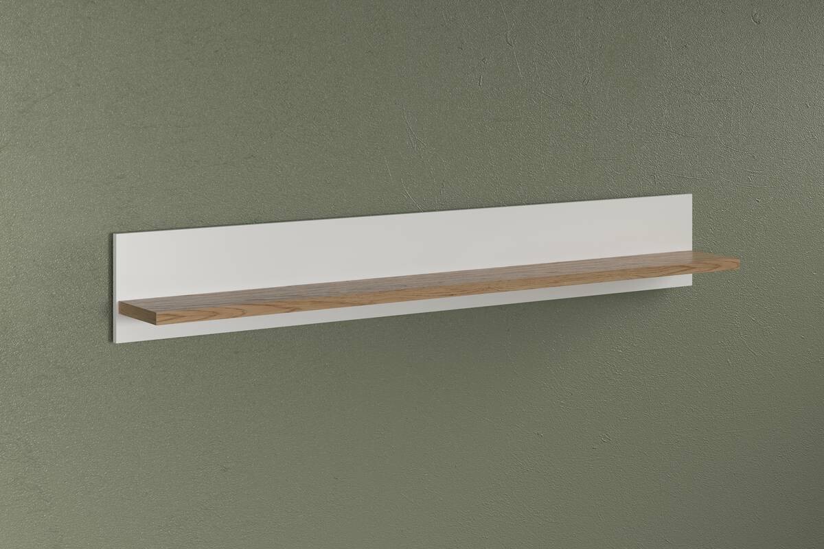 Wandboard Magna weiß B/H/T: ca. 151x22x18 cm