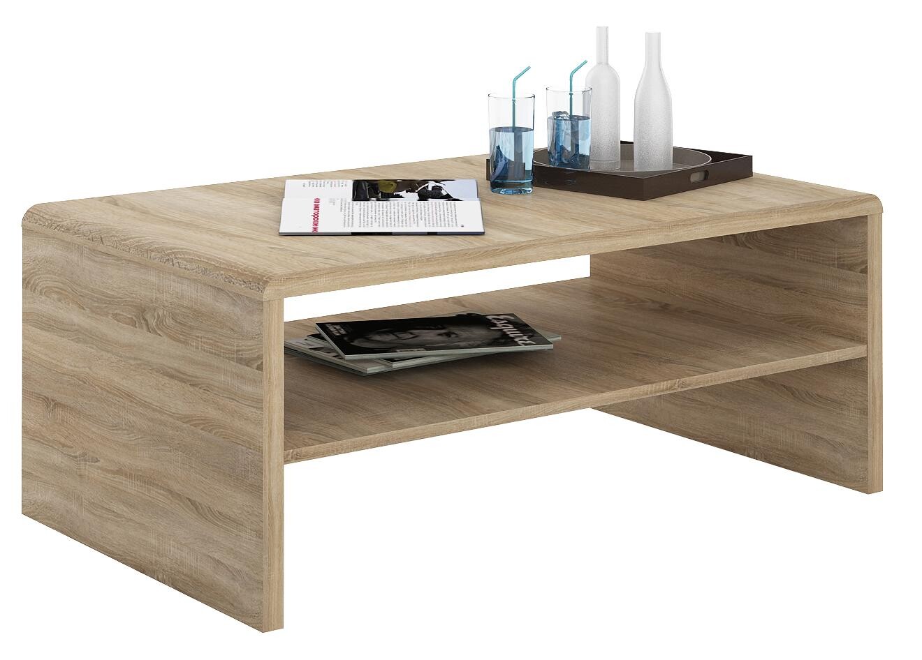 Couchtisch Cala Luna C4T02 Eiche Sonoma Nachbildung B/H/T: ca. 100x40x59 cm