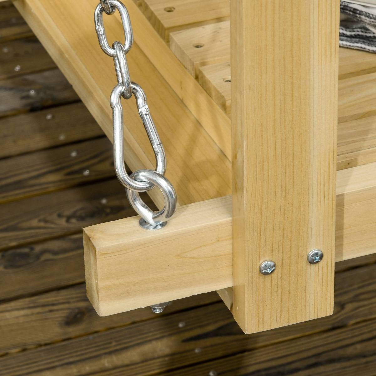 Outsunny Hollywoodschaukel mit Pergola