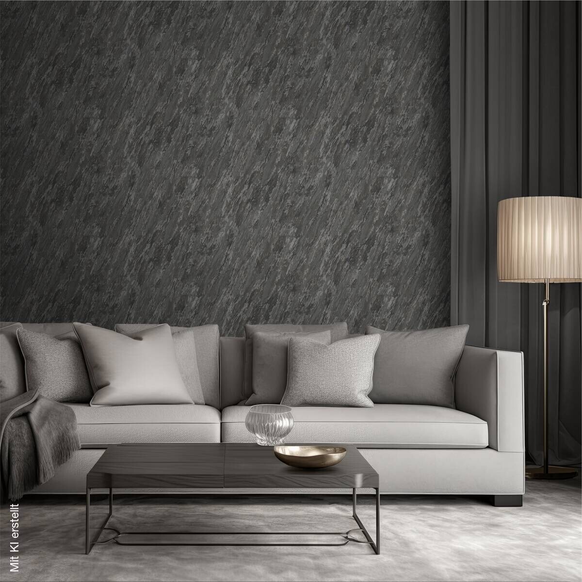 Vliestapete Marmor gold schwarz grau B/L: ca. 53x1005 cm